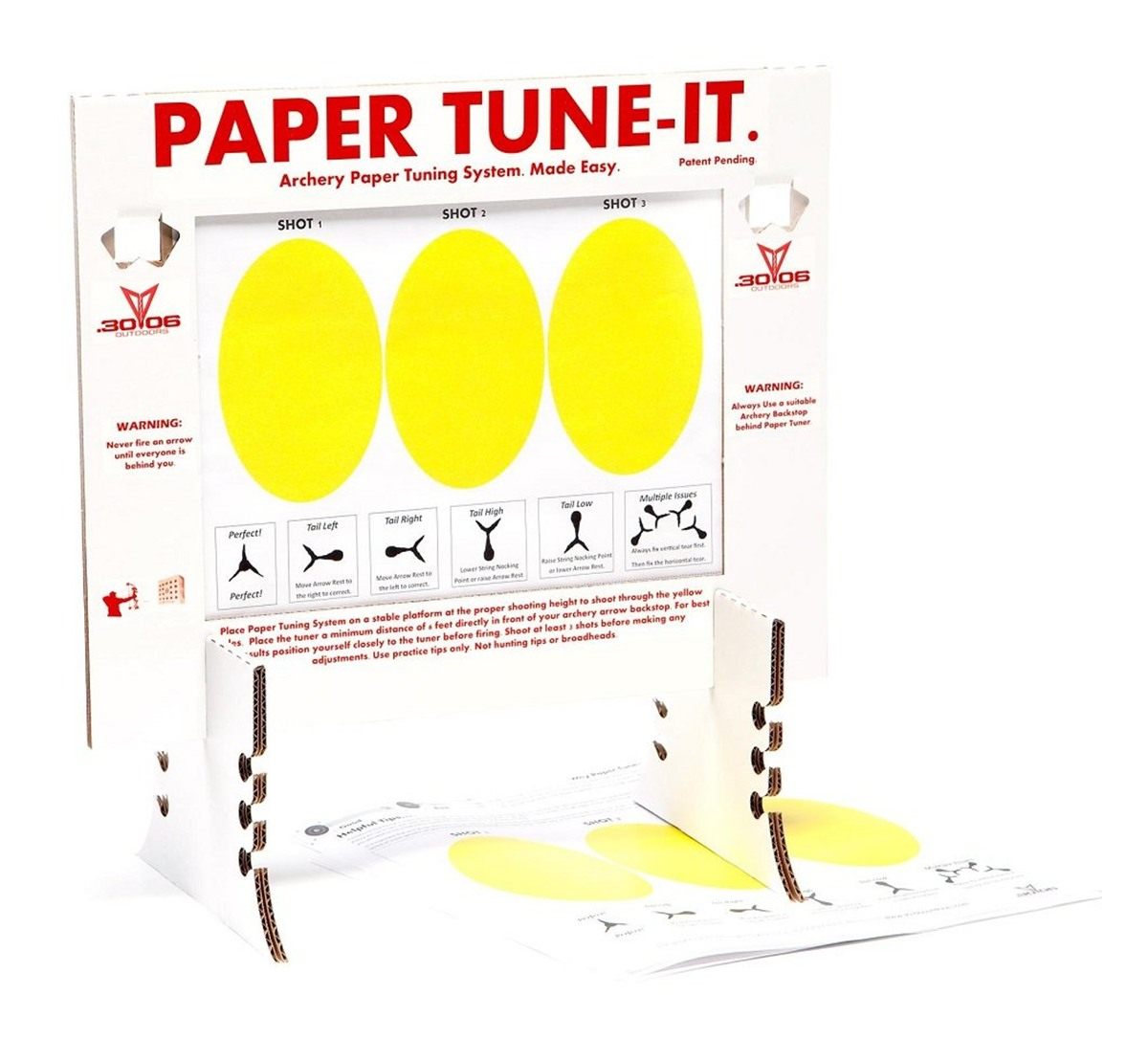 3006 Outdoors Tune-IT D.I.Y. Paper Tuning System, White/Red