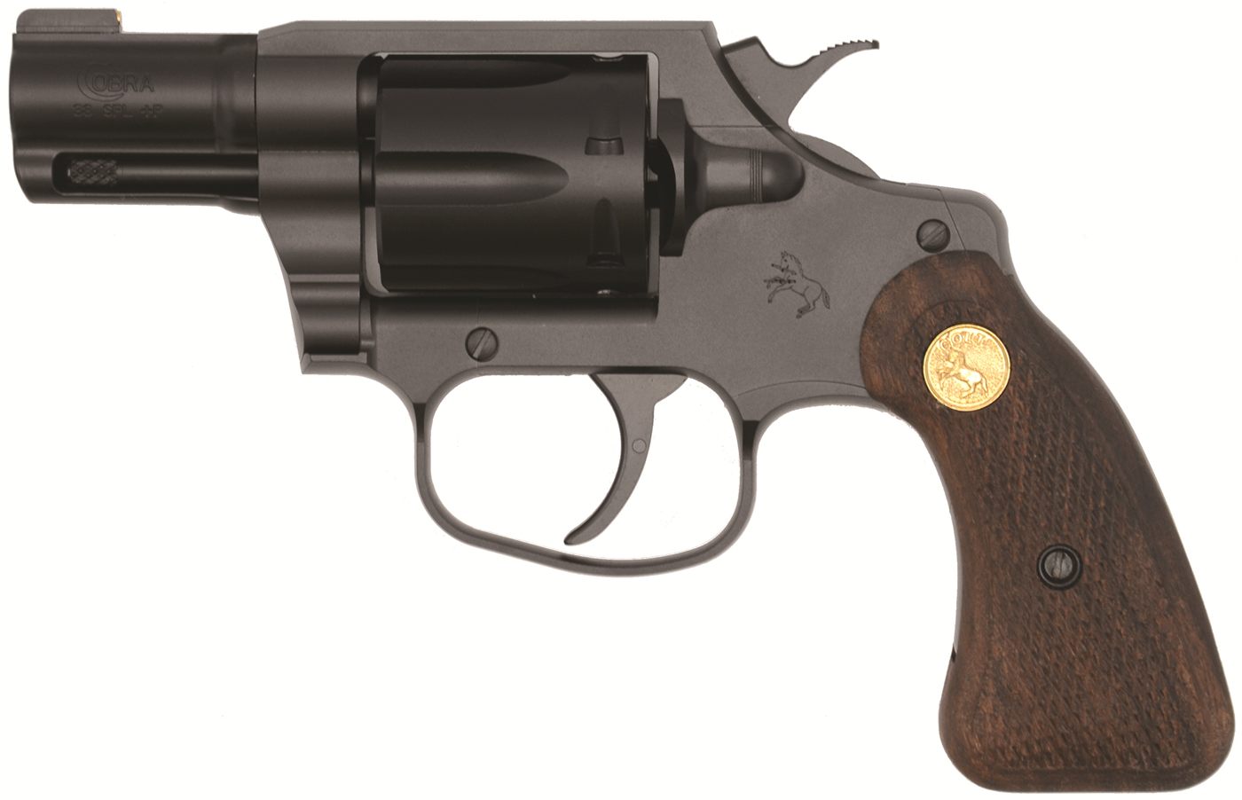 Colt Clt Cobra 38spl 2 Blk Wood Grips