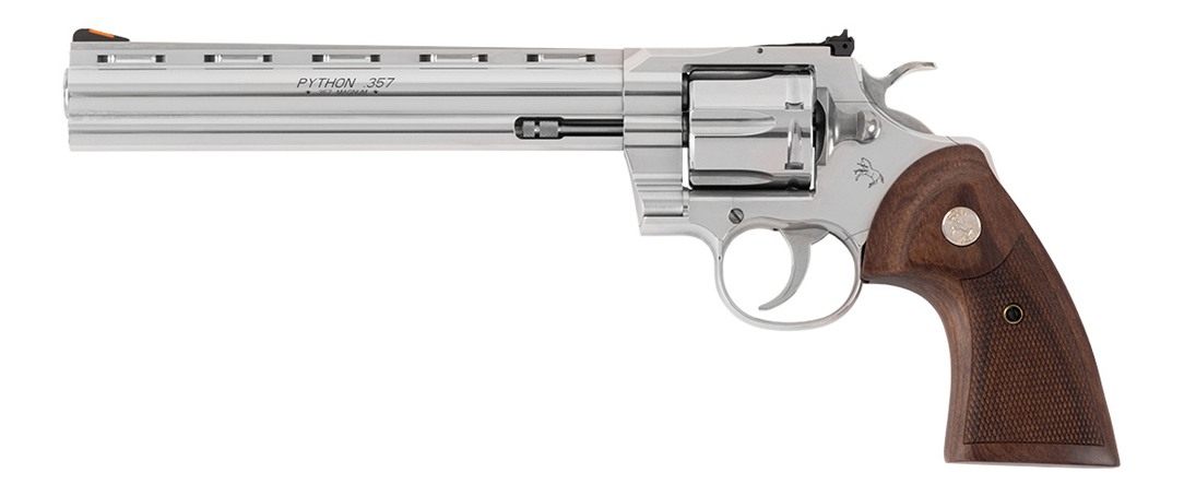 Colt Clt Python 357mag 8 SS Wood Grips