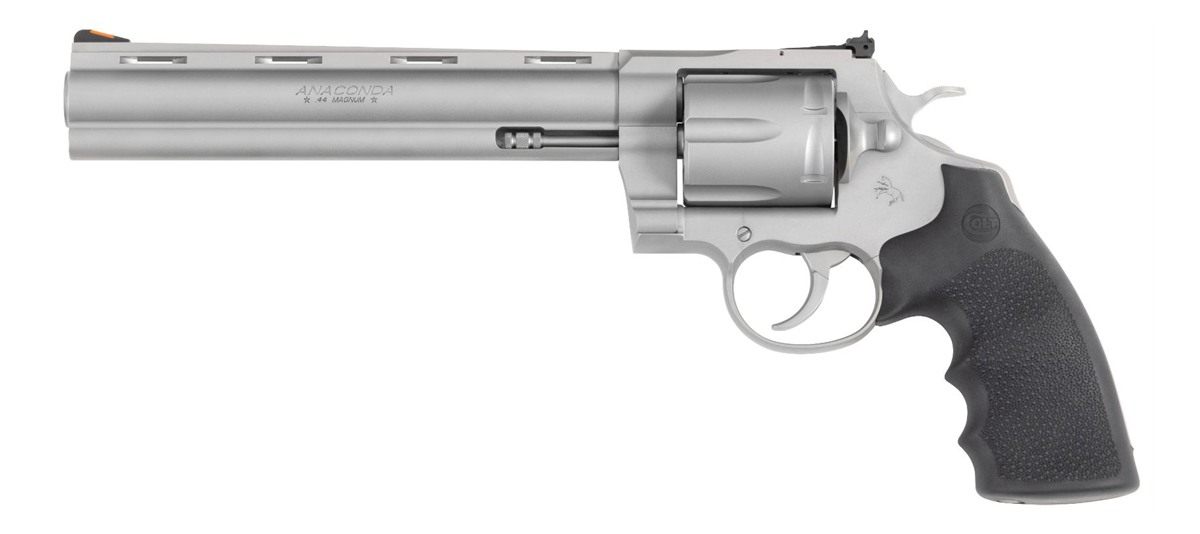Colt Clt Anaconda 44mag 8 Matte SS Hogue Grip