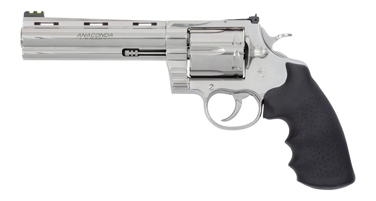 Colt Clt Anaconda 44mag 6 SS Fos Rubber Grip 6rd