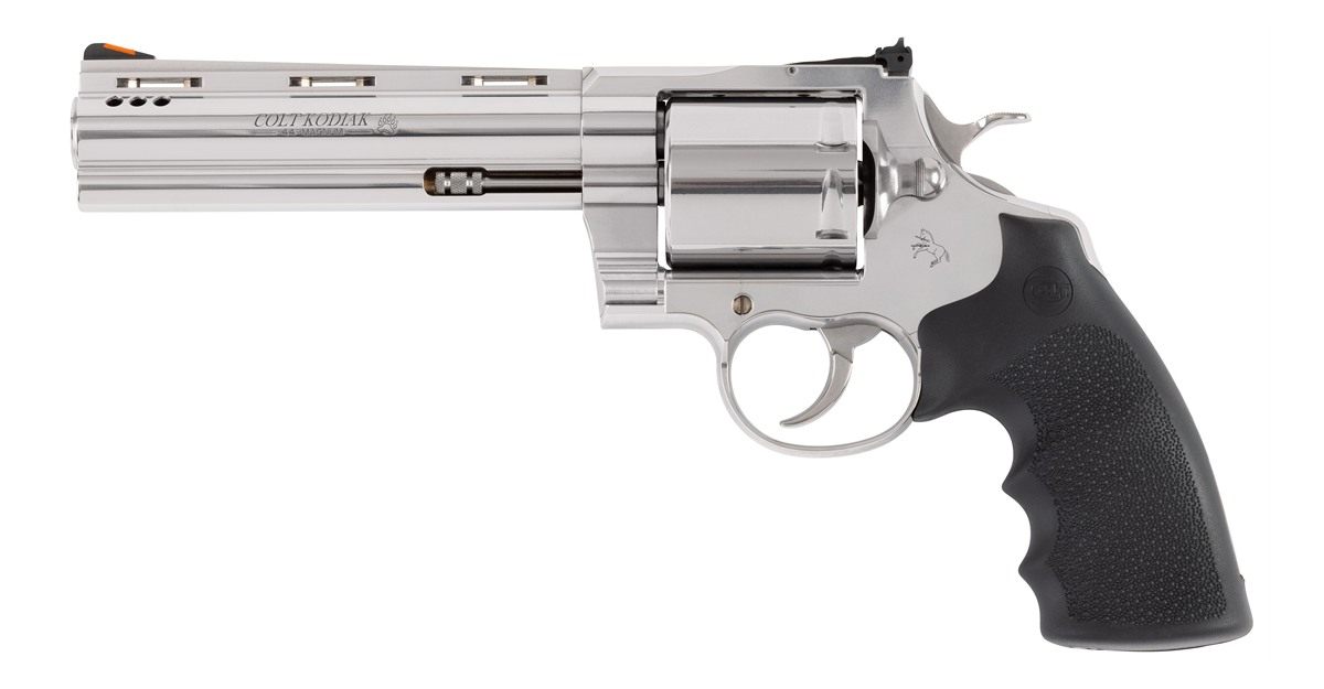 Colt Clt Kodiak 44mag 6 SS Unfluted Hogue