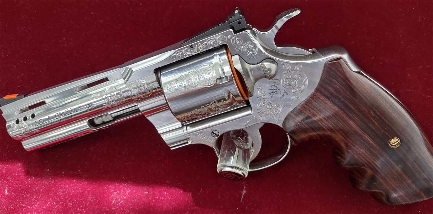 Colt Clt Custom Shop Grizzly 357mag 4.25 Machine Eng