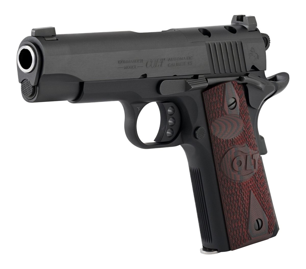 Colt Clt Ltwt Commander 45acp 4.25 Optic Ready Blued