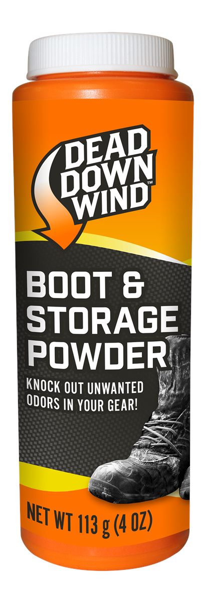 Dead Down Wind 1215N Boot Powder Odor Eliminator Unscented Scent Cornstarch