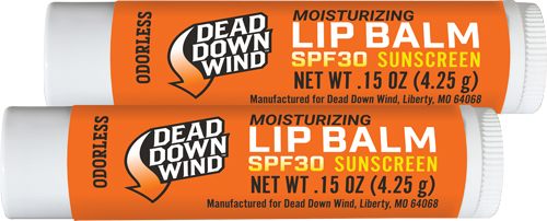 Dead Down Wind 1249BC Lip Balm 0.15 oz Unscented Broad Spectrum SPF 30 Suns view 2