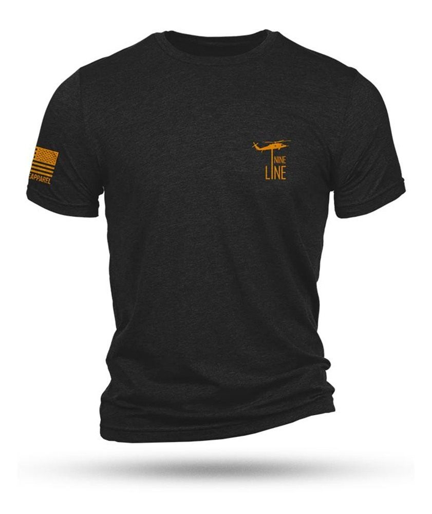 Nine Line Apparel UFO Squatch Triblend T-Shirt Black 3XL