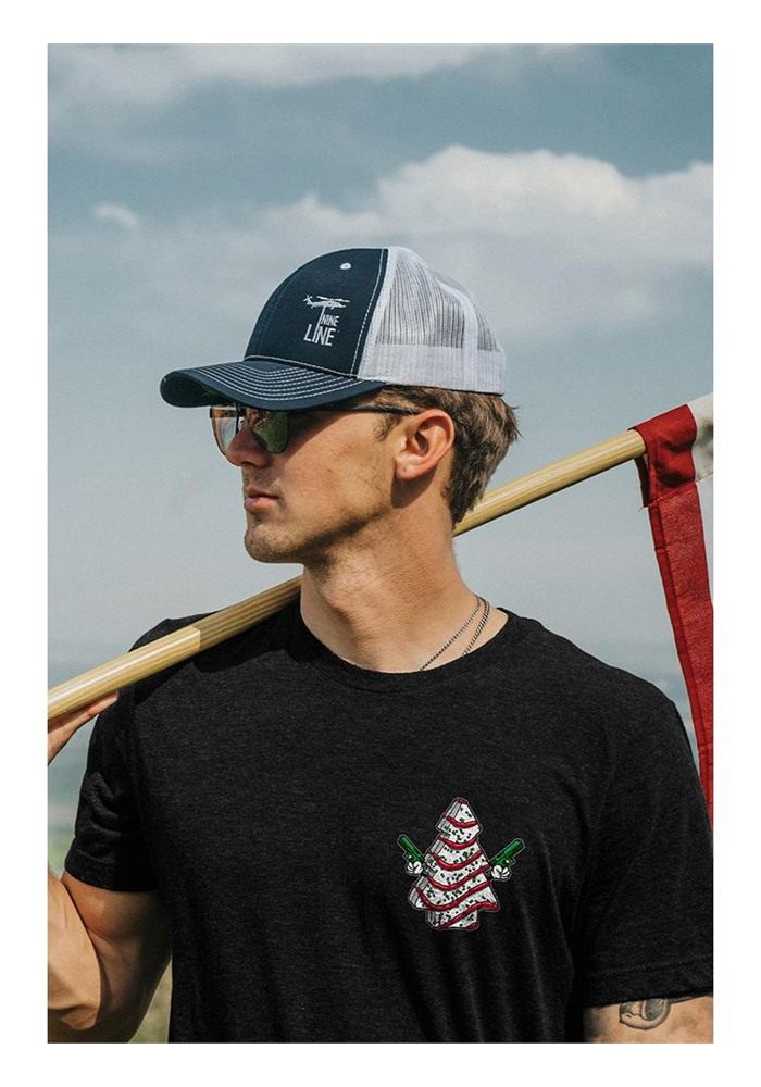 Nine Line Apparel Cake Tree Triblend Short Sleeve Shirt Black L