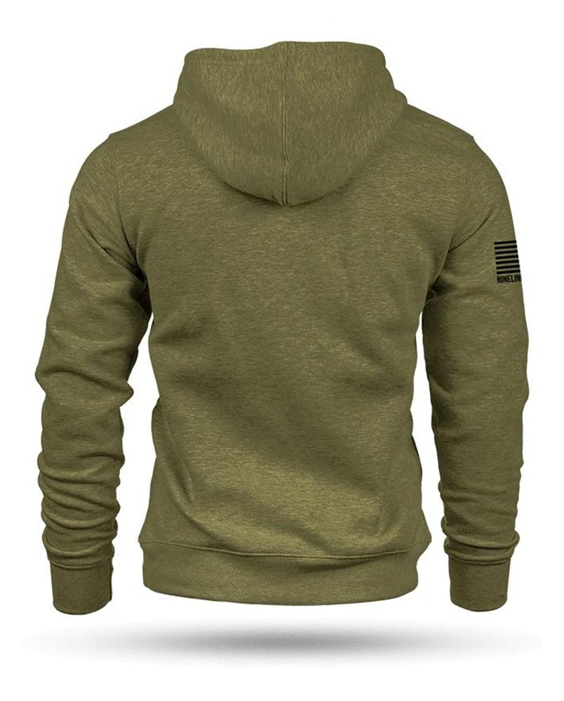 Nine Line Apparel Tactical Wiener Hooded Sweatshirt Olive L