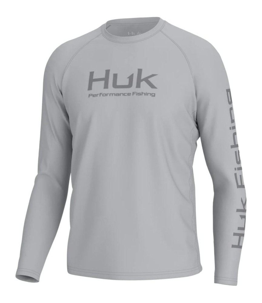 Marolina HUK Vented Pursuit Long Sleeve Shirt Harbor Mist 2XL
