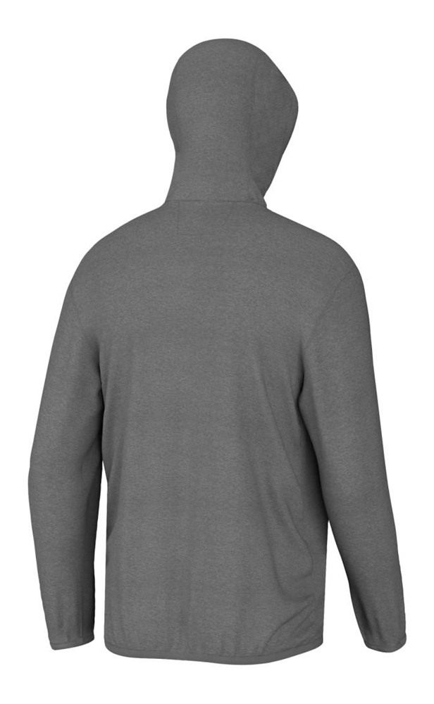 Marolina HUK Up Performance Fleece Hoodie Volcanic Ash Heather S view 2