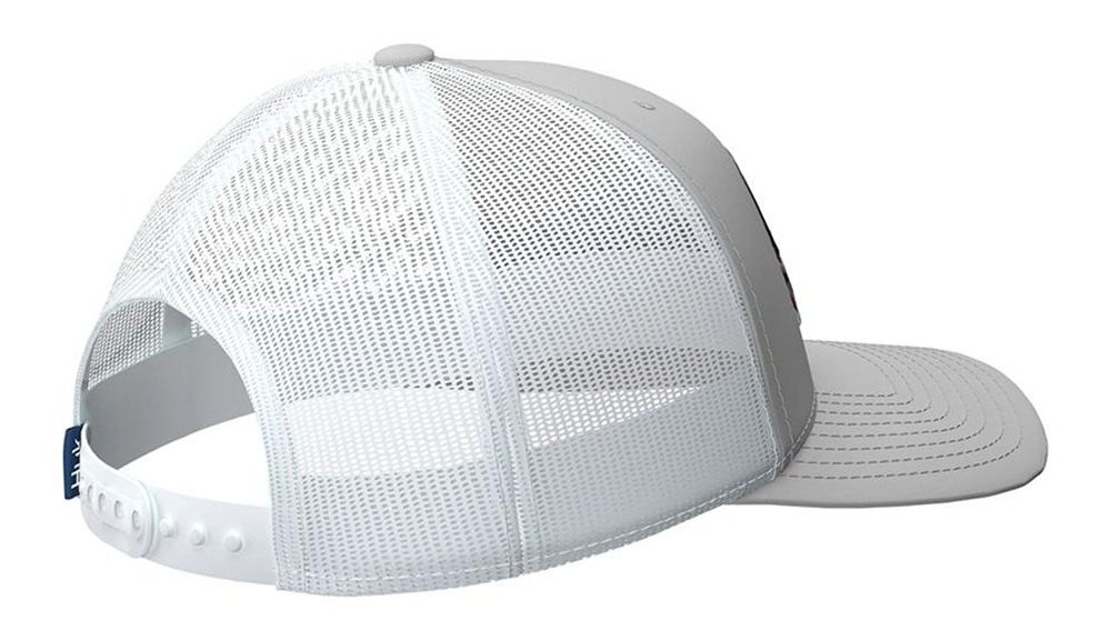 Marolina HUK Trophy Flag Trucker Hat Light Grey view 2