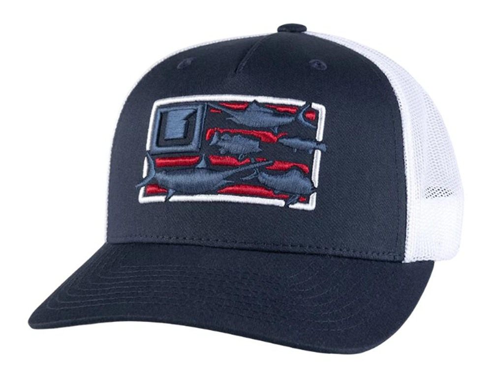 Marolina HUK Trophy Flag Trucker Hat Naval Academy
