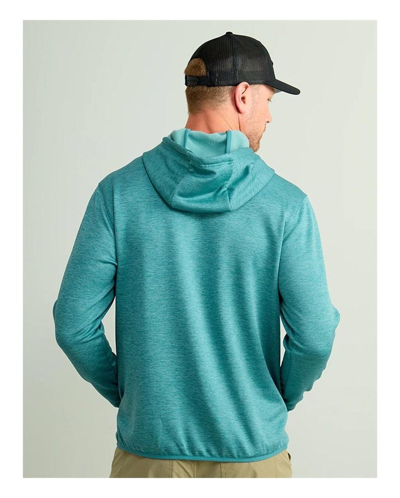 Marolina HUK Up Performance Fleece Hoodie Storm Blue Heather XL view 2