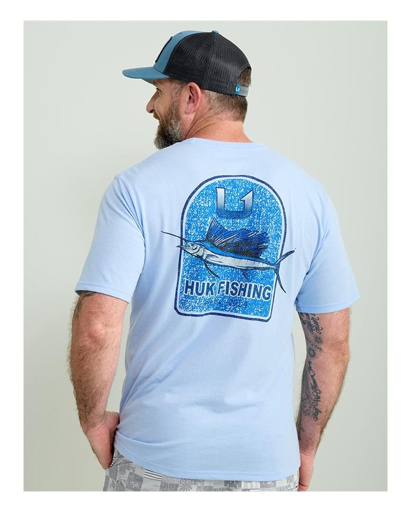 Marolina HUK KC Badge Series Short Sleeve Shirt Windsurfer M