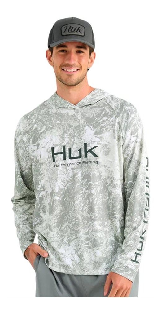 Marolina HUK Mossy Oak Pursuit Performance Hoodie Seagrass S view 5