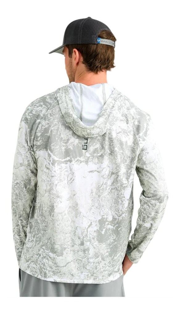 Marolina HUK Mossy Oak Pursuit Performance Hoodie Seagrass M view 4