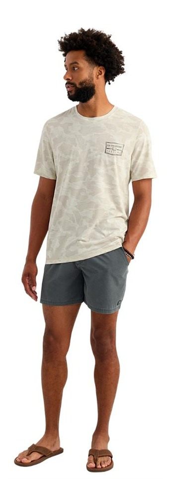 Marolina HUK Drift Performance Short Sleeve Shirt Silver Birch Camo XL view 5