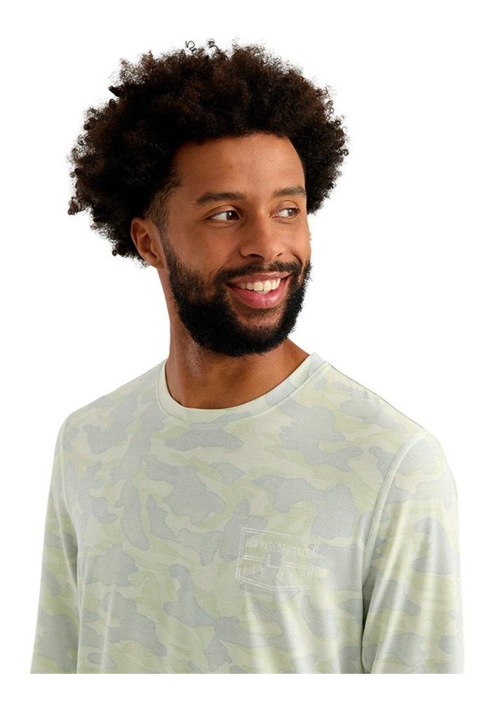 Marolina HUK Drift Performance Long Sleeve Shirt Pale Algae S view 2