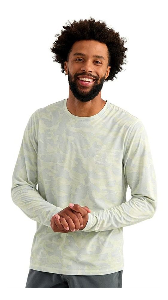 Marolina HUK Drift Performance Long Sleeve Shirt Pale Algae M view 3