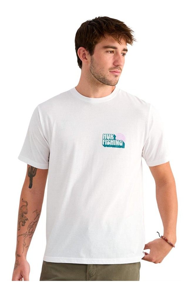Marolina HUK Bait 'n Fetch Short Sleeve Tee White S