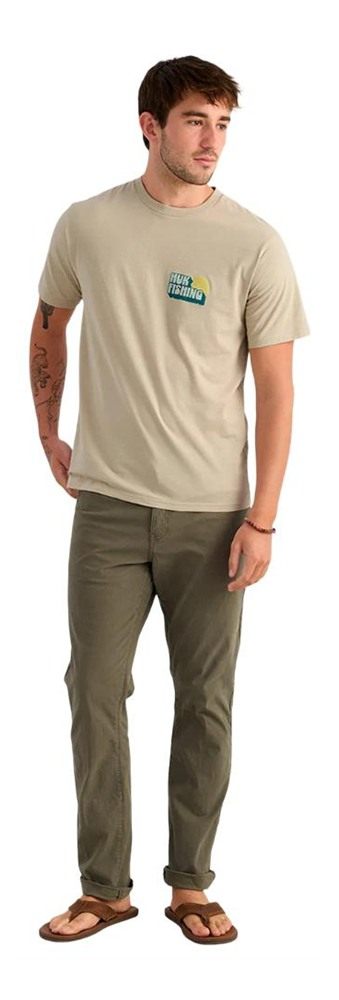 Marolina HUK Bait 'n Fetch Short Sleeve Tee River Rock Heather XL view 3
