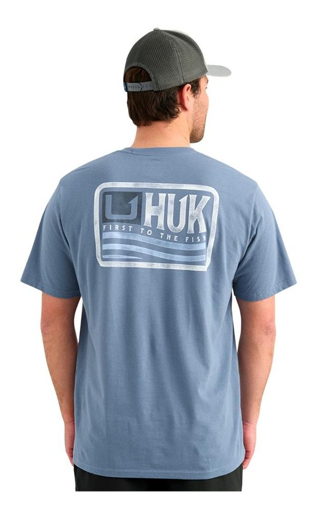 Marolina HUK Born Wave Short Sleeve Shirt Stormy Blue S view 2