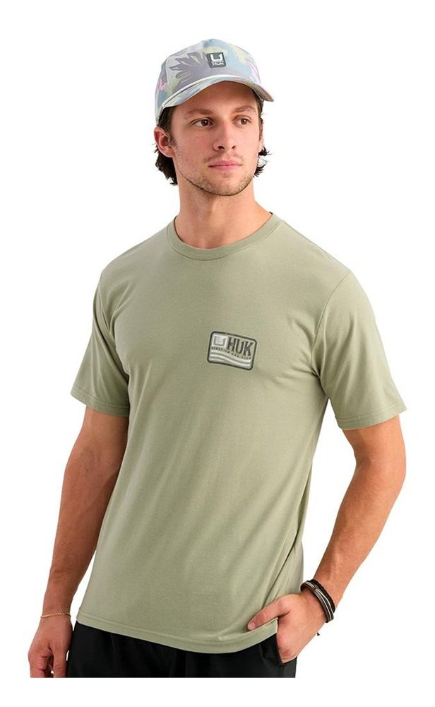 Marolina HUK Born Wave Short Sleeve Shirt Seagrass S view 2