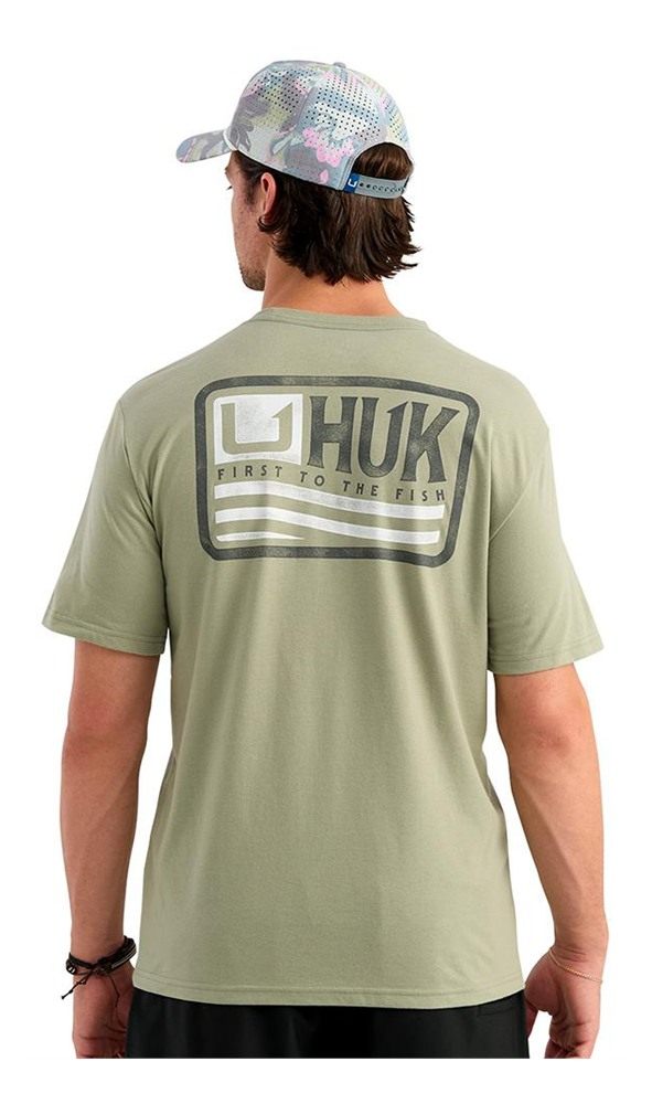 Marolina HUK Born Wave Short Sleeve Shirt Seagrass M view 3