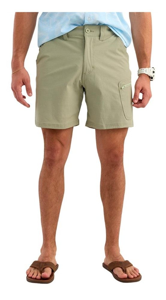 Marolina HUK Next Level 7in Shorts Seagrass XL view 6