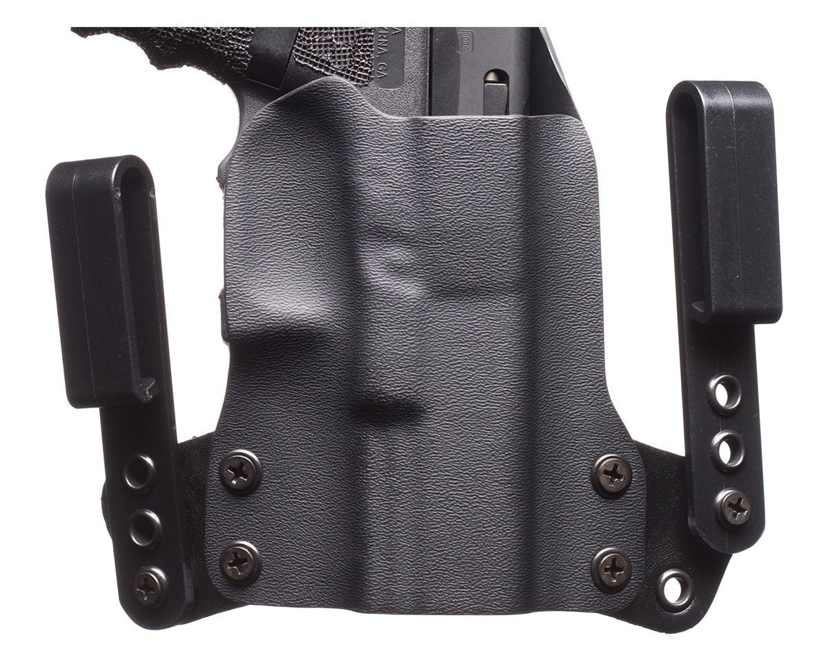 Black Point Tactical Mini Wing IWB Holster Fits Glock 19/23/32, Right Hand, Black