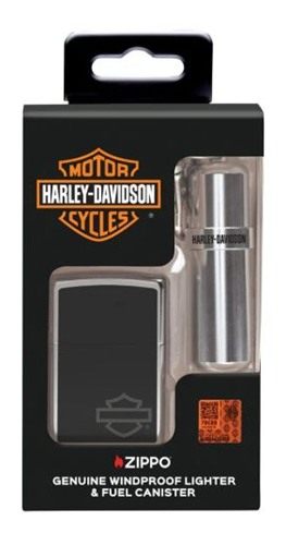 Zippo Windproof Lighter Harley Davidson Fuel Canister Set