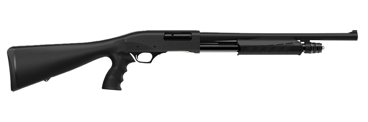 Retay USA GPSTACPG18 12 Gauge Pump 3in 4+1 18.5in Black Steel Barrel, Matte
