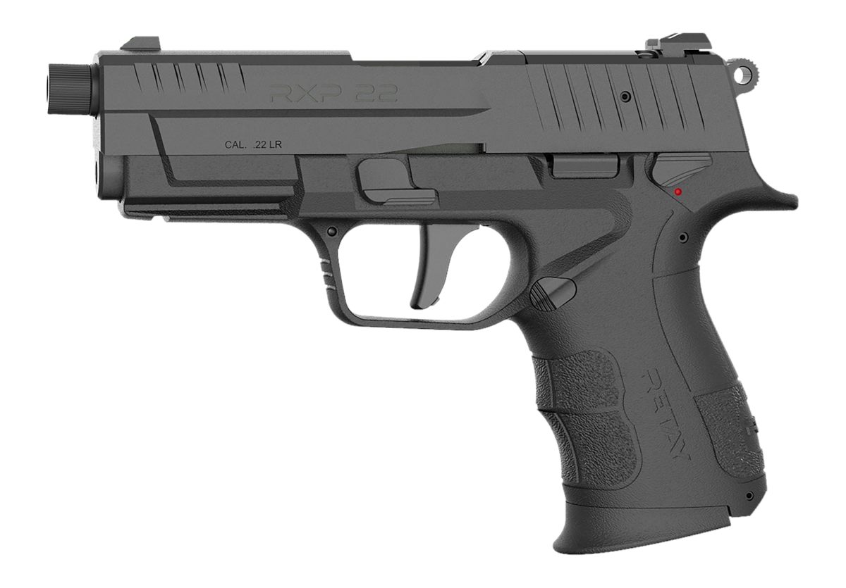 Retay USA RXP22BLK13TH 22 LR 13+1 4in Black Threaded Barrel, Cerakote RMR/R