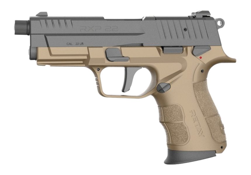 Retay USA RXP22FDEBLKS10TH 22 LR 10+1 4in Threaded Barrel, Black Cerakote O