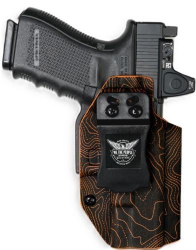 WE The People Holsters Iwb RH SF Hellcat Pro Ord Topo Orange view 2