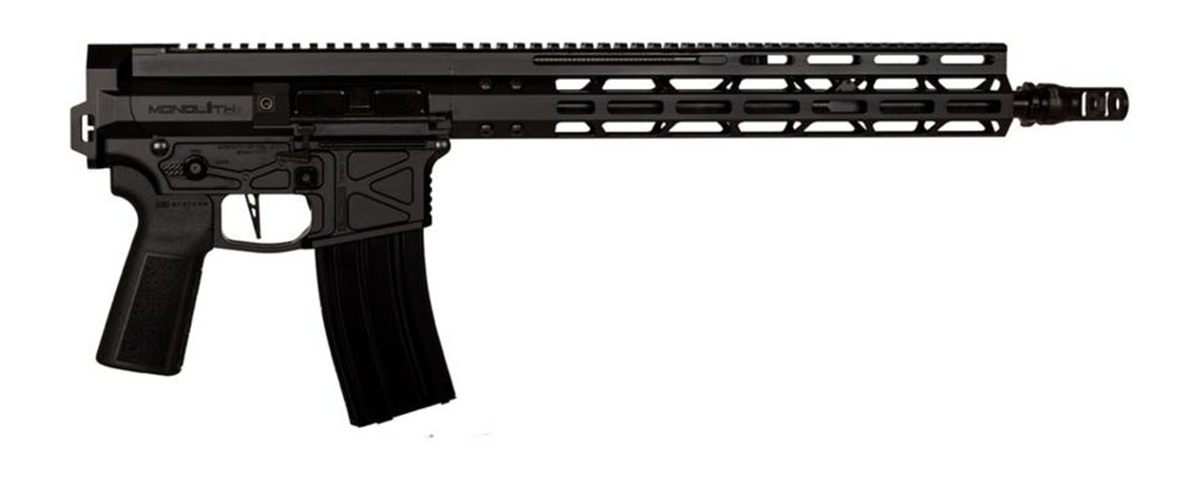 Global Ordnance 197892003216 Monolithic 5.56 Nato 16in Barrel, Keymod Handg view 5
