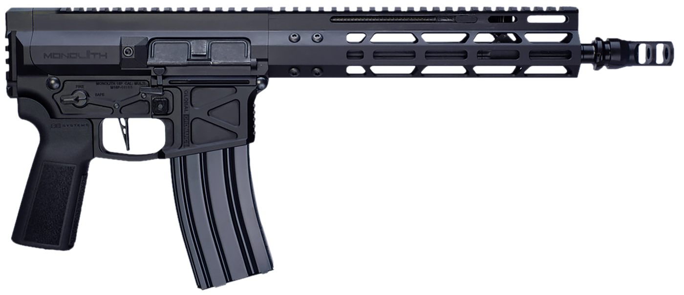 Global Ordnance 197892003230 Monolith 15P 5.56x45mm Nato 30+1 12.50in Black