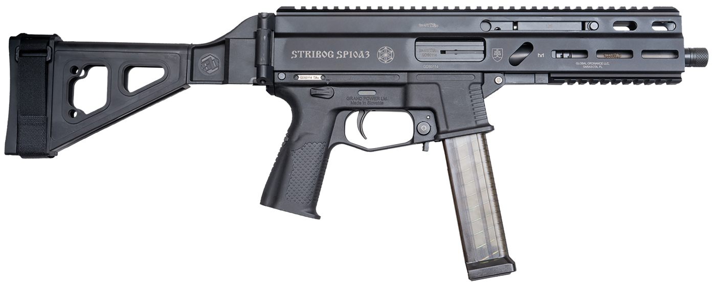 Global Ordnance Grand Power 197892004848 SP10A3 Stribog 10mm Auto 20+1 8in
