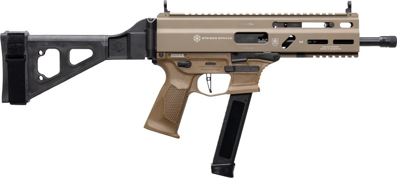 Grand Power Stribog SP9A3G 9MM Pistol 8in Barrel Threaded RLR Delayed GLOCK view 4