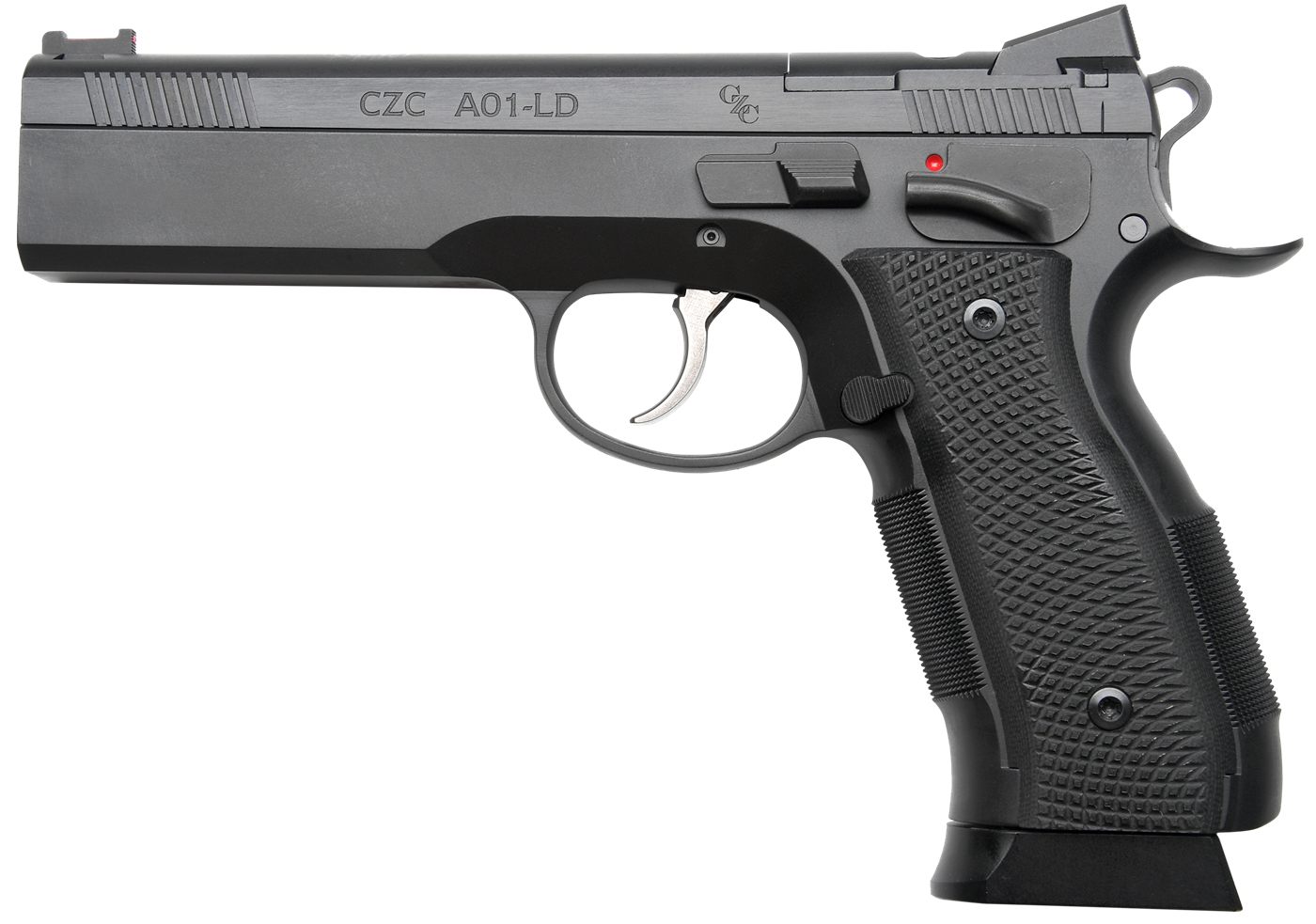CZ Custom Shop 96336 A01-LD 9mm Luger 19+1 5in Match Grade Bull Barrel, Bla
