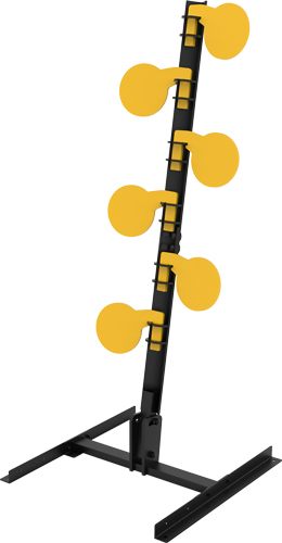 Caldwell AR500 Dueling Tree 3/8in Steel Yellow 6 Tgts view 3