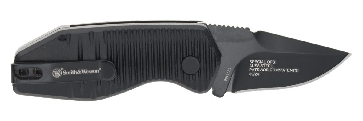Smith Wesson Knives 1219165 Special Ops Mini 1.90in Folding Drop Point Plai