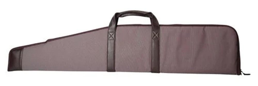 S W GUN Case 44in 600D W/Zipper Side Pouch Brown