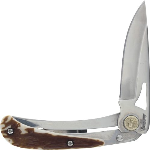 Uncle Henry 3UH Large Folding Knife 2-7/10in Drop Point Blade Staglon