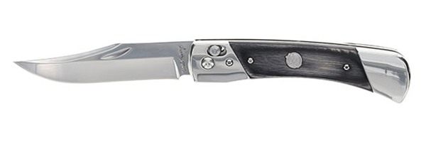Uncle Henry 1222013 Bear Paw 3.80in Folding Plain 7 Cr17 MoV SS Blade, Blac view 2