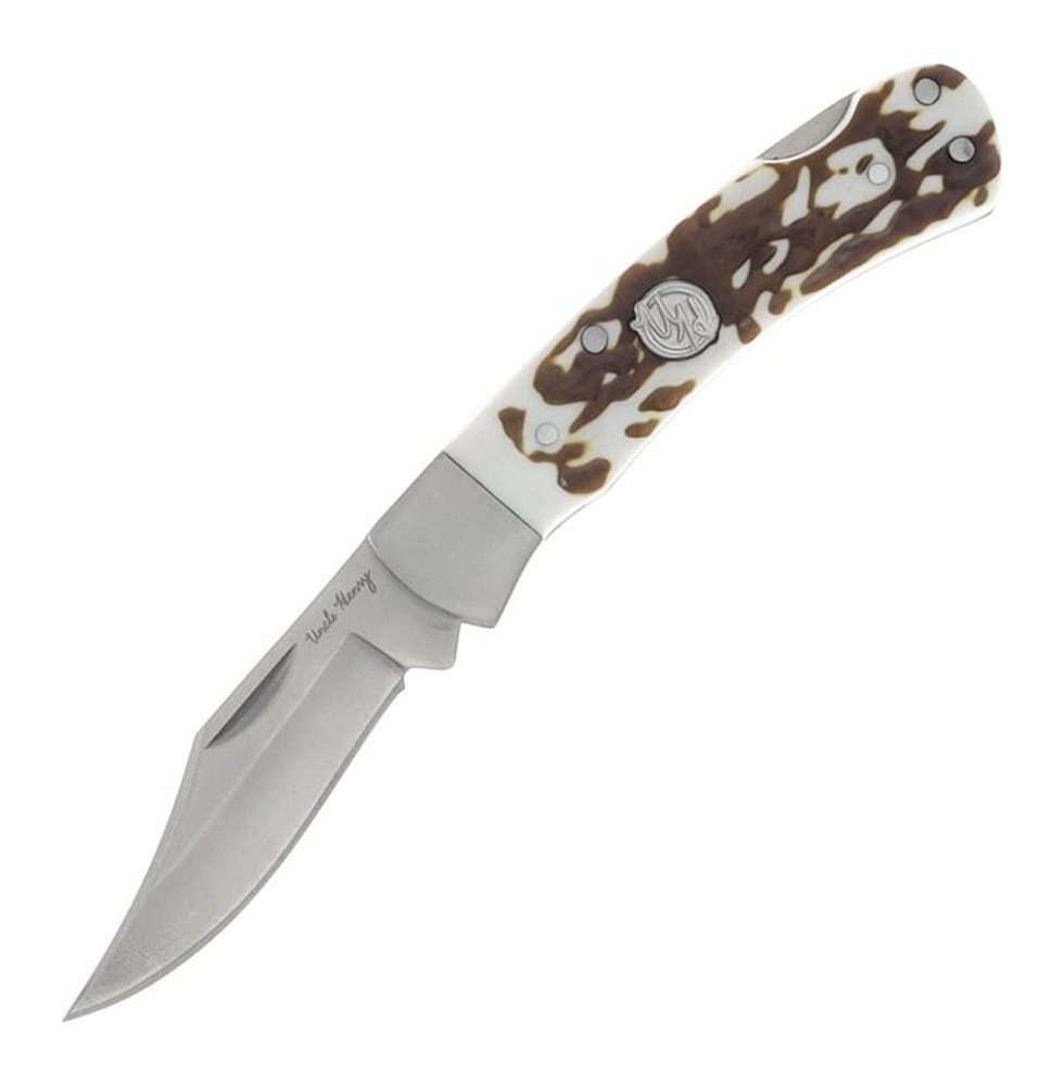 Uncle Henry Knife Combo with Tin 1 Fixed 2 Folding Knives view 4