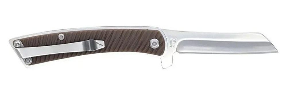 Old Timer Knife Slim Cleaver Folder 2.6in Blade view 3