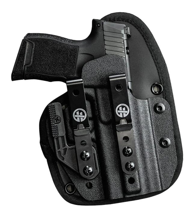 Adaptive Tactical HT01005L Omnicarry Hoftac Holster IWB Black Belt Clip Mou