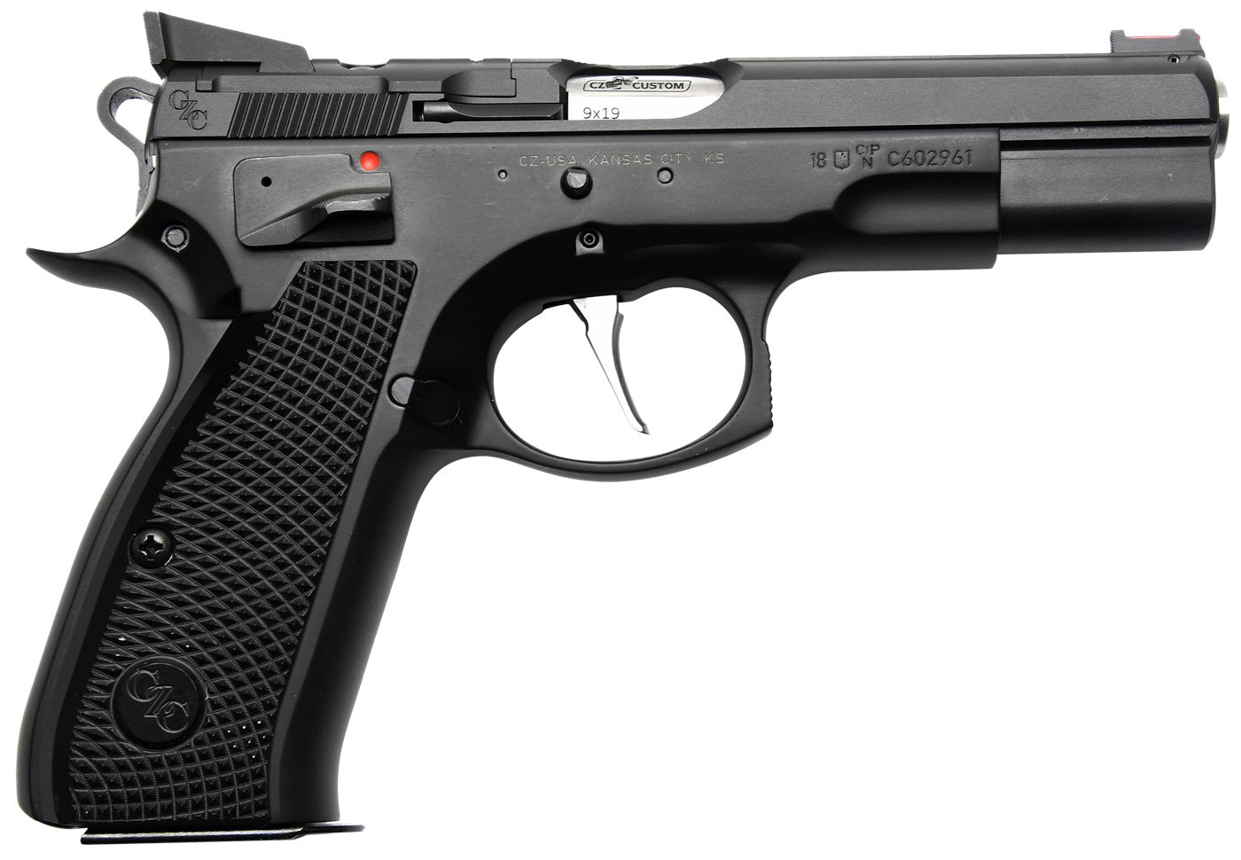 CZ Custom Shop 91706 75 Shadow Rds OR 9mm 4.6 2x16r